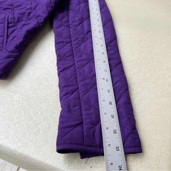 Ralph Lauren Purple Quilted Jacket Women’s Size MP - Picture 7 of 8
